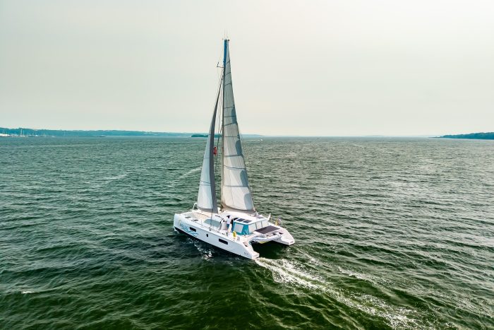 underway, Outremer 51, catamaran for sale