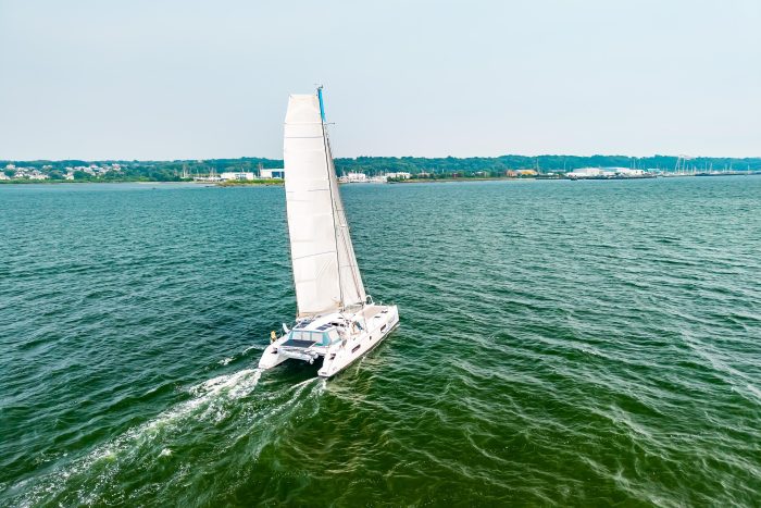 underway, Outremer 51, catamaran for sale