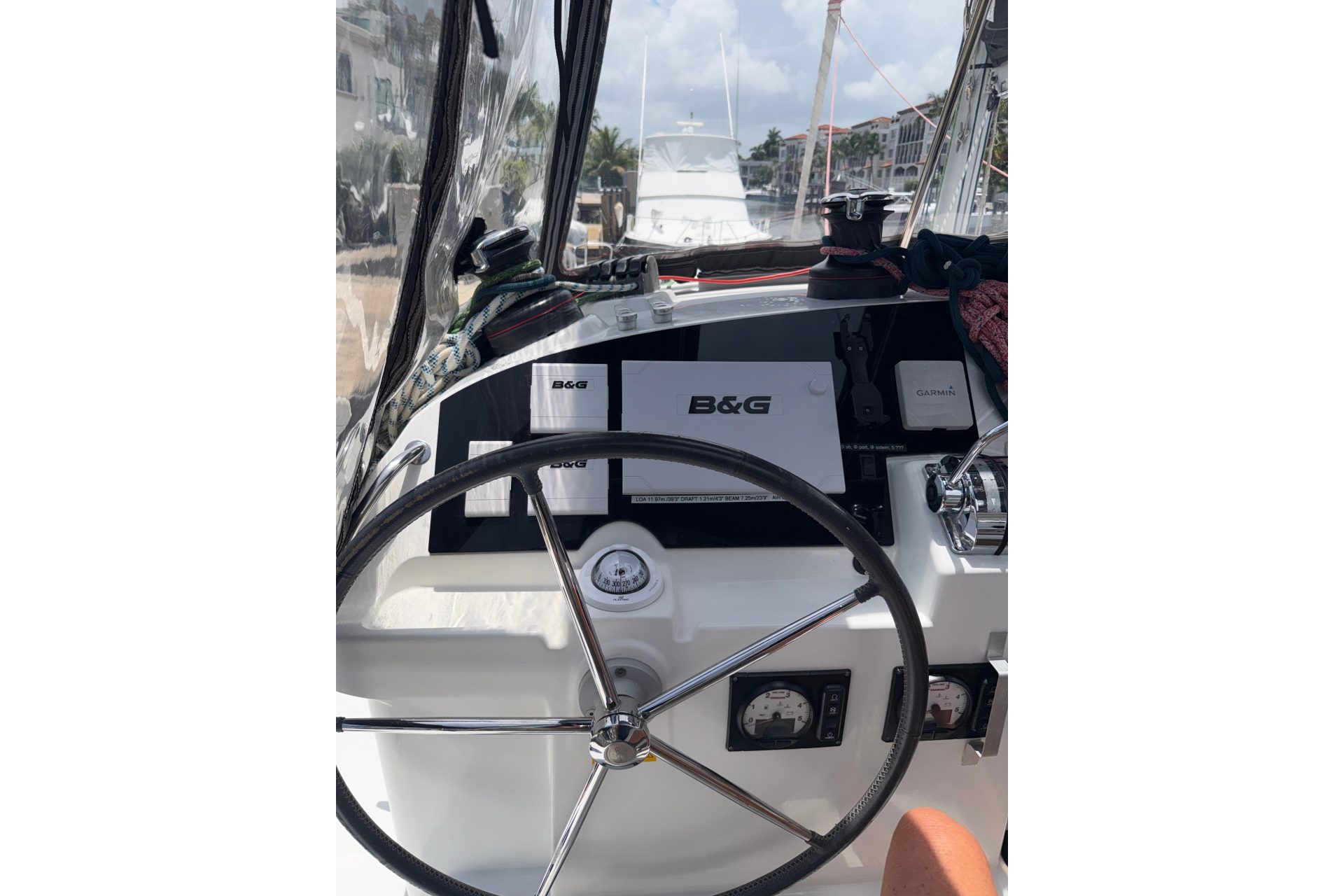 helm, Lagoon 400, catamaran for sale