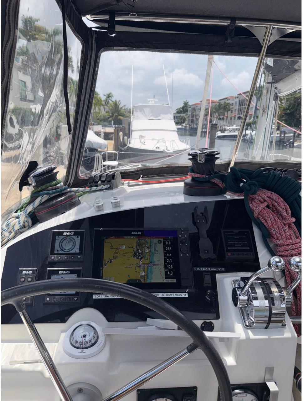 helm, Lagoon 400, catamaran for sale