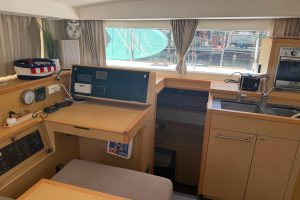 navigation station, Lagoon 400, catamaran for sale
