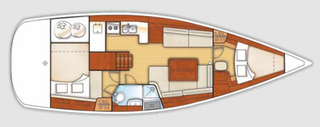 Beneteau 40 Oceanis, sailboat for sale