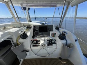 helm, Leopard 48, catamaran for sale