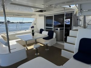 cockpit, Leopard 48, catamaran for sale