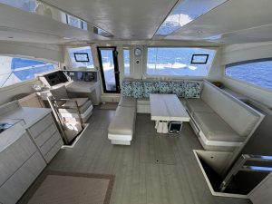 salon, Leopard 48, catamaran for sale