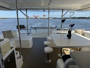 cockpit, Leopard 48, catamaran for sale