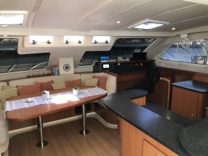 navigation station, Leopard 46, catamaran for sale