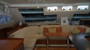 salon, Leopard 46, catamaran for sale