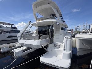 cockpit, Aquila 44, power catamaran for sale