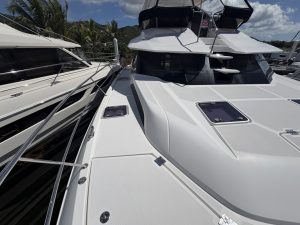 deck, Aquila 44, power catamaran for sale