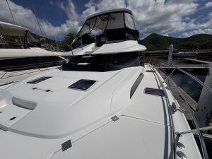 deck, Aquila 44, power catamaran for sale