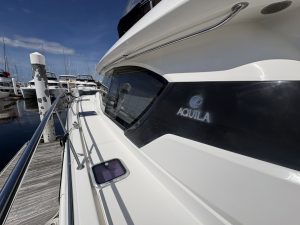 deck, Aquila 44, power catamaran for sale