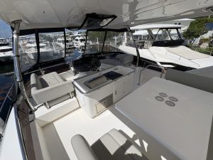 cockpit, Aquila 44, power catamaran for sale