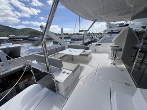 cockpit, Aquila 44, power catamaran for sale