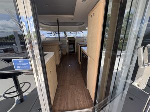 salon, Aquila 44, power catamaran for sale