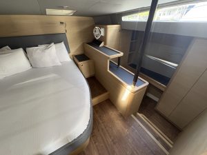 bed, Aquila 44, power catamaran for sale