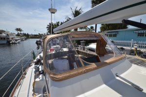 cockpit, Hinckley 59 Sou’wester, sailboat for sale