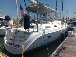 exterior, Hunter 45, sailboat for sale
