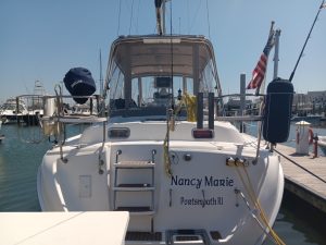 cockpit, Hunter 45, sailboat for sale