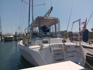 exterior, Hunter 45, sailboat for sale