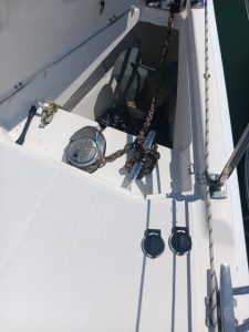 deck, Hunter 45, sailboat for sale