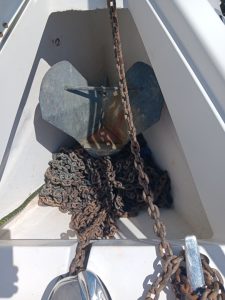 deck, Hunter 45, sailboat for sale