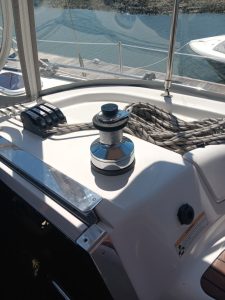 deck, Hunter 45, sailboat for sale