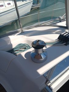deck, Hunter 45, sailboat for sale