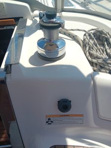 deck, Hunter 45, sailboat for sale