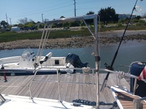 deck, Hunter 45, sailboat for sale