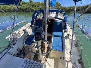 helm, Morgan 40, sailboat for sale