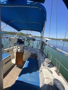 helm, Morgan 40, sailboat for sale