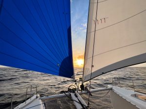 underway, Lagoon 400, catamaran for sale