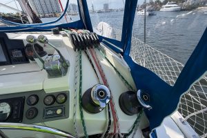 cockpit, Leopard 40, catamaran for sale