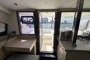 salon, Leopard 40, catamaran for sale