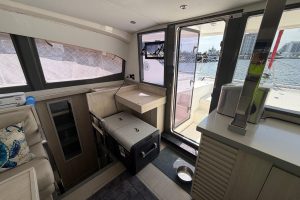 navigation station, Leopard 40, catamaran for sale