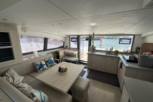 salon, Leopard 40, catamaran for sale