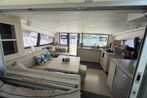 salon, Leopard 40, catamaran for sale