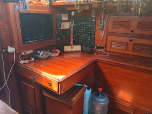 navigation station, Custom, sailboat for sale