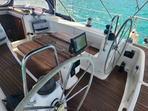 helm, Bavaria 44, sailboat for sale