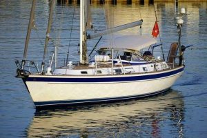exterior, Hallberg Rassy 53, sailboat for sale