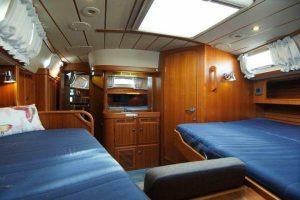bed, Hallberg Rassy 53, sailboat for sale