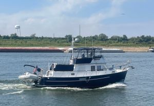 underway, Monk 36, trawler for sale