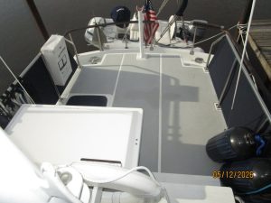 cockpit, Monk 36, trawler for sale