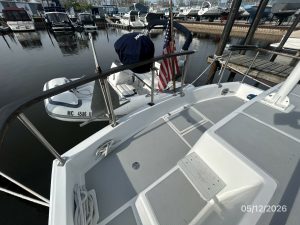 cockpit, Monk 36, trawler for sale
