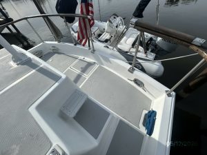 cockpit, Monk 36, trawler for sale