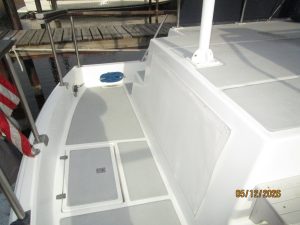 cockpit, Monk 36, trawler for sale