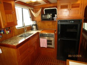 interior, Monk 36, trawler for sale