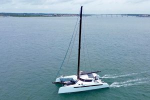 exterior, Alibi 54, catamaran for sale