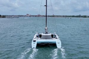 underway, Alibi 54, catamaran for sale